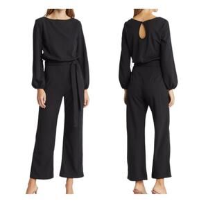 Nikki Lund Joy Long Sleeve Jumpsuit Black Size Medium